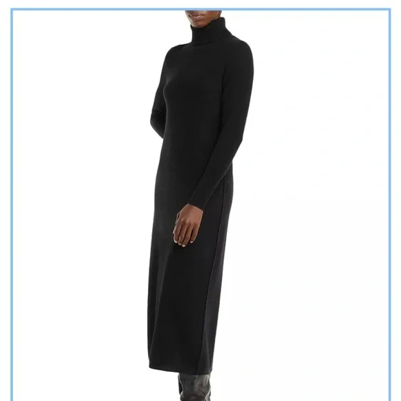 C by Bloomingdale's Turtleneck Cashmere Midi Dress XS SM, MED, XL XXL PRICE FIRM - Picture 1 of 9